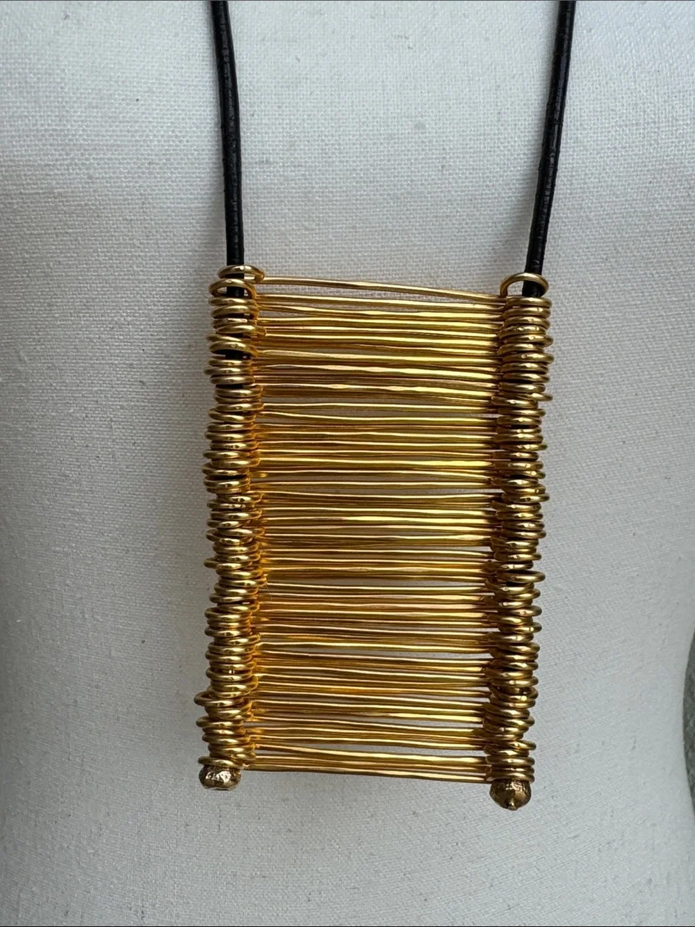 Zzan Avant Garde statement necklace